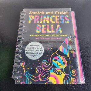 Princess Bella Scratch & Sketch Art Activity Story Book Trace-Along Peter Pauper